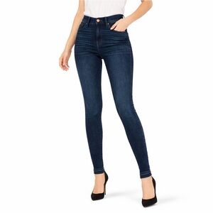 AYR 29x28 The Riser Dark Blue Skinny Jeans raw 0118 hem high rise
